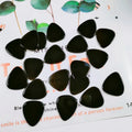 Huiying Popular Natural Quartz Crystal Black Obsidian Guitar Accessories Pick