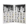 Wholesale Luxury Custom Logo Private Label Gift Wooden Box Countdown 24 Days Advent Calendar Box