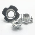 M4 M5 M6 M8 M10 M12 Thickened Steel Four Claws Speaker Nut Blind Pronged Insert T-Nut for Wood Furniture Length=8-17mm