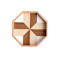Luxury Beech Acacia Wooden Table Wedding Fruit Cake Home Nordic Food Coffee Serving Ornaments Decorative Decoration Decor Tray