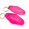 Blank Hotel Bulk Vintage Motel Keychain Retro Motel Style Keychain