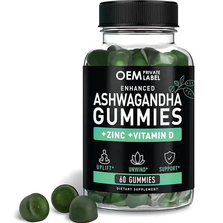 OEM Halal Vegan Sleep Aid Gummies Ashawaganda Extract Stress Relief Sleeping Gummies Wholesale for Everyone Women