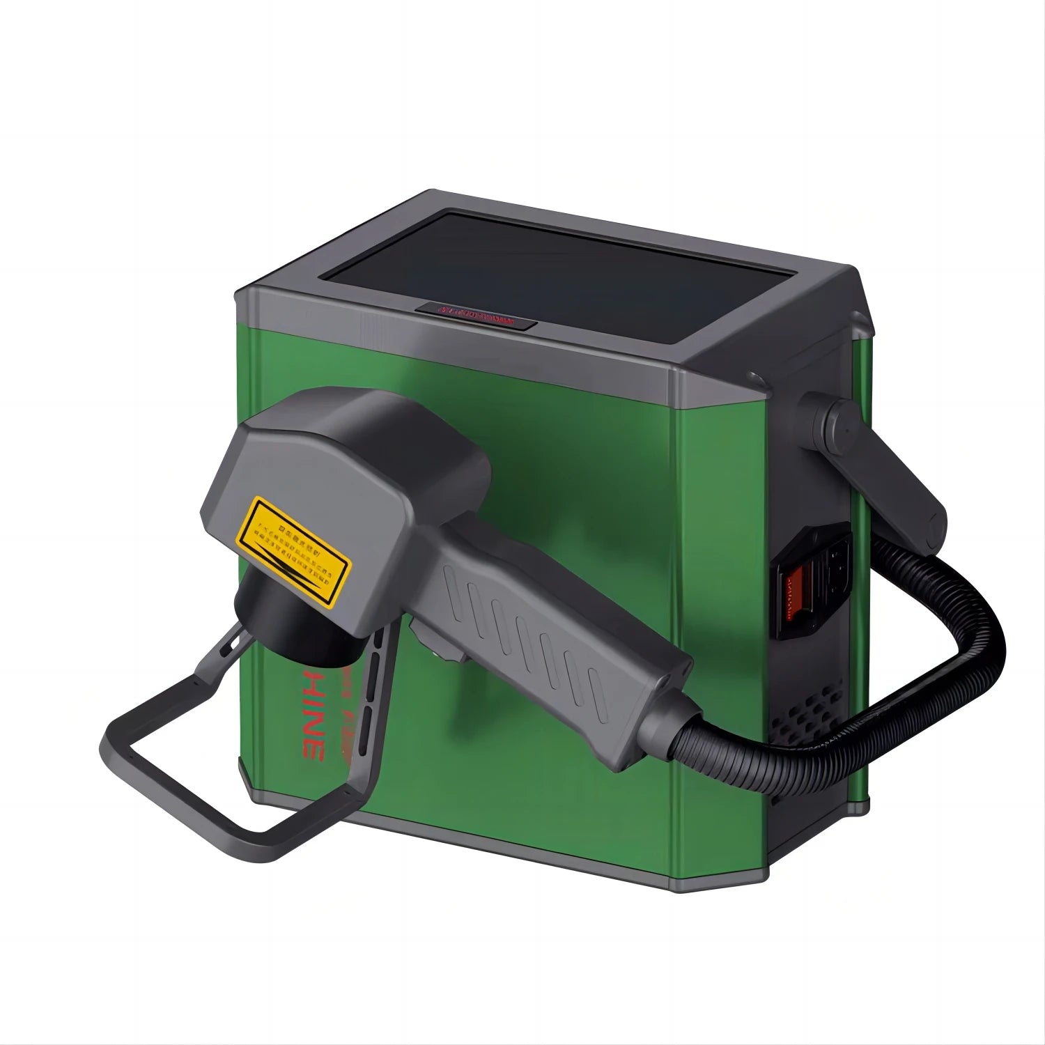 New Portable High Precision Handheld Touch Screen 20W 30W 50W Mini Fiber Laser Marking Machine DXF Air-Cooled CNC Metal Plastic
