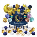 640401 Eid Mubarak Ramadan Paper Balloons with Tassel Garland Poster Artcard Balloon Decorations All in One PartyMaker