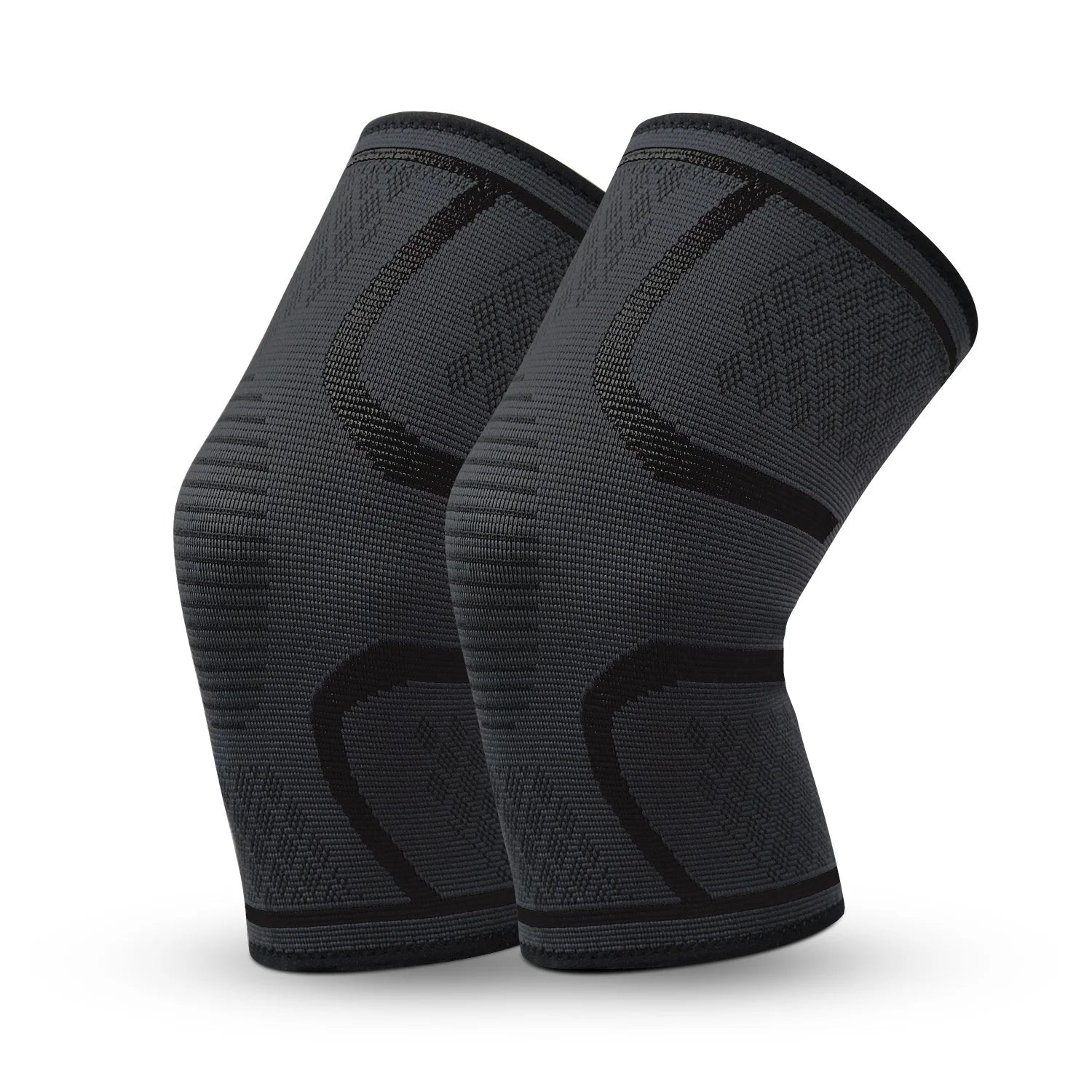 Wrestling Elastic Nylon Sports Knee Pad Brace Compression Protective Knee Sleeves Wraps Support