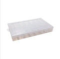 Wholesale Custom 28 Grids Durable Large Capacity PP Plastic Storage Container Box with Hanging Rectangle Organizer with Lid