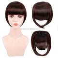Wholesale Synthetic Hair Pieces Silk Top Synthetic Hair Toupee for Top of Head With Clips Bangs