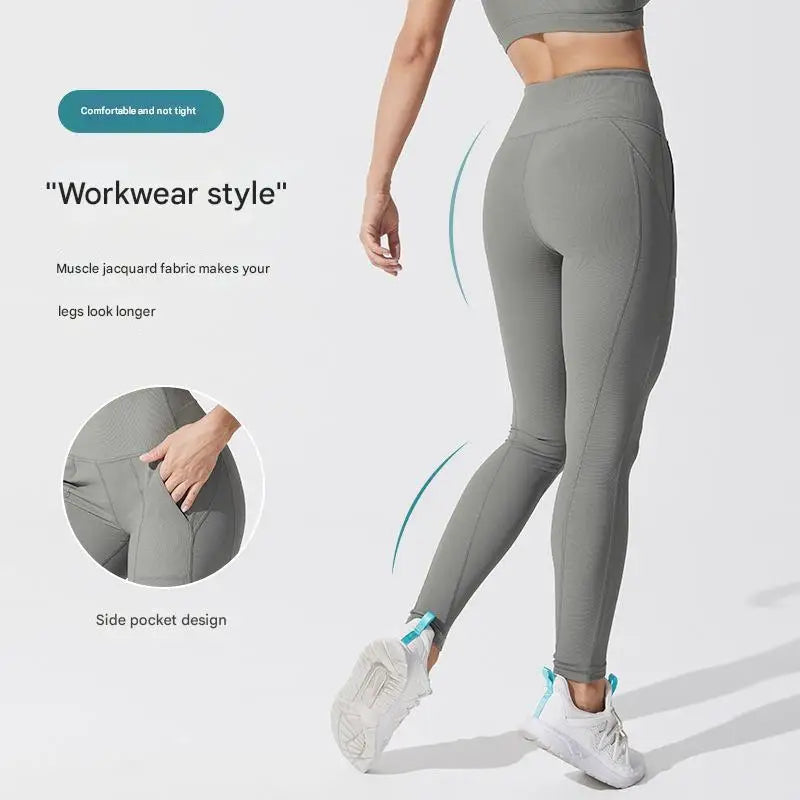 Women's Hugged Feeling Compression Leggings Thick High Waisted Tummy Control Workout Leggings