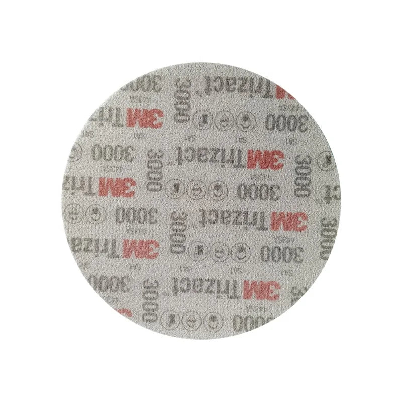 3M Sponge Polishing Sandpaper 3000 Grit 5000 42-53HRC Hardness Car Paint Finish 150 mm Round 02085