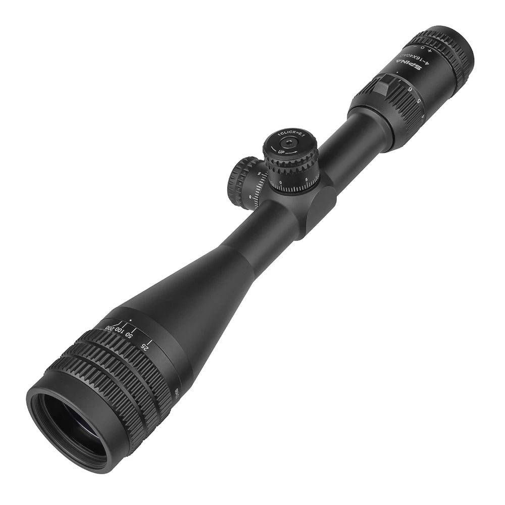For Black Fully Multi-Coated Waterproof Fogproof Shockproof 4-16x40mm 30mm Mount Hunting Tactical Spotting Scope