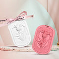 Hot Selling Eco-Friendly Gypsum Flower Shaped Car Hanging Air Freshener Aroma Diffuser for Indoor Use