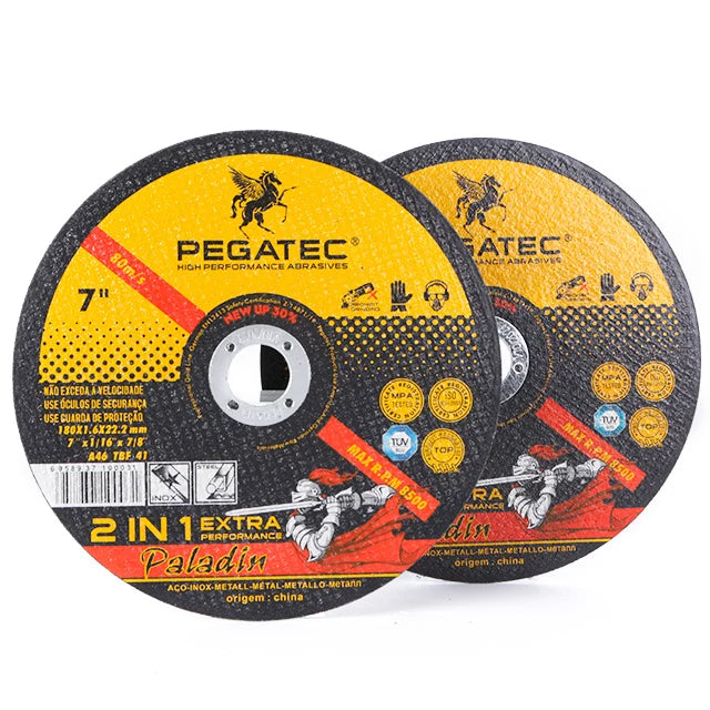 Pegatec 180x1.6x22mm Cutting Disc for Inox Cut off Wheel Cutting Disco De Corte