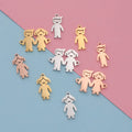Recommend Stainless Steel Baby Pendant Charms DIY Jewelry Baby Girl and Boy Charms for Jewelry Making