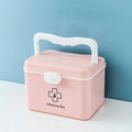 2 Layer Portable Family First Aid Kit Medicine Chest Box Organizer Emergency Container Medicine Storage Bins