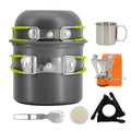 Wholesale Camping Hunting Hiking Outdoor Camping Mess Tin Lunch Box Camping Cookware Mess Kit