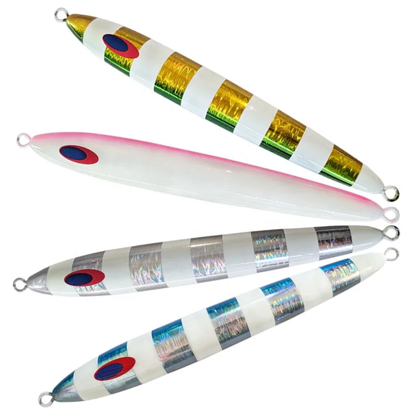 Fishing Jigs Metal Lure 500g 600g 700g 1000g Deep Sea Slow Fall Trolling Jigging Lure Tuna Heavy Slow Pitch Jigs Lure MegaBDM