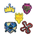 WS Large Logo Design 3D Embroidery Patch Chenille Glitter Patches with Embroidery on Fabric for Hat & Clothing
