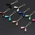 2023 New Fashionable Scarf Brooches Pin Drop Pearls Muslim Women Shawl Scarf Lady Scarves Hijab Clips Pearl Brooch Pins Pin