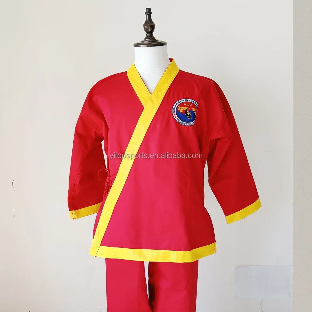 Customized Blue Karate Uniform Martial Arts Uniforms Karate Costume