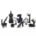 Unique Black Style Human Body Design Resin Jewelry Display Rack Earrings Necklace Ring Bracelet Jewelry Display Props