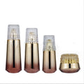 Thick Bottom Lotion Bottle Suit High End Essence Liquid Bottle Cosmetic Glass Flask Packaging Material Packaging Set