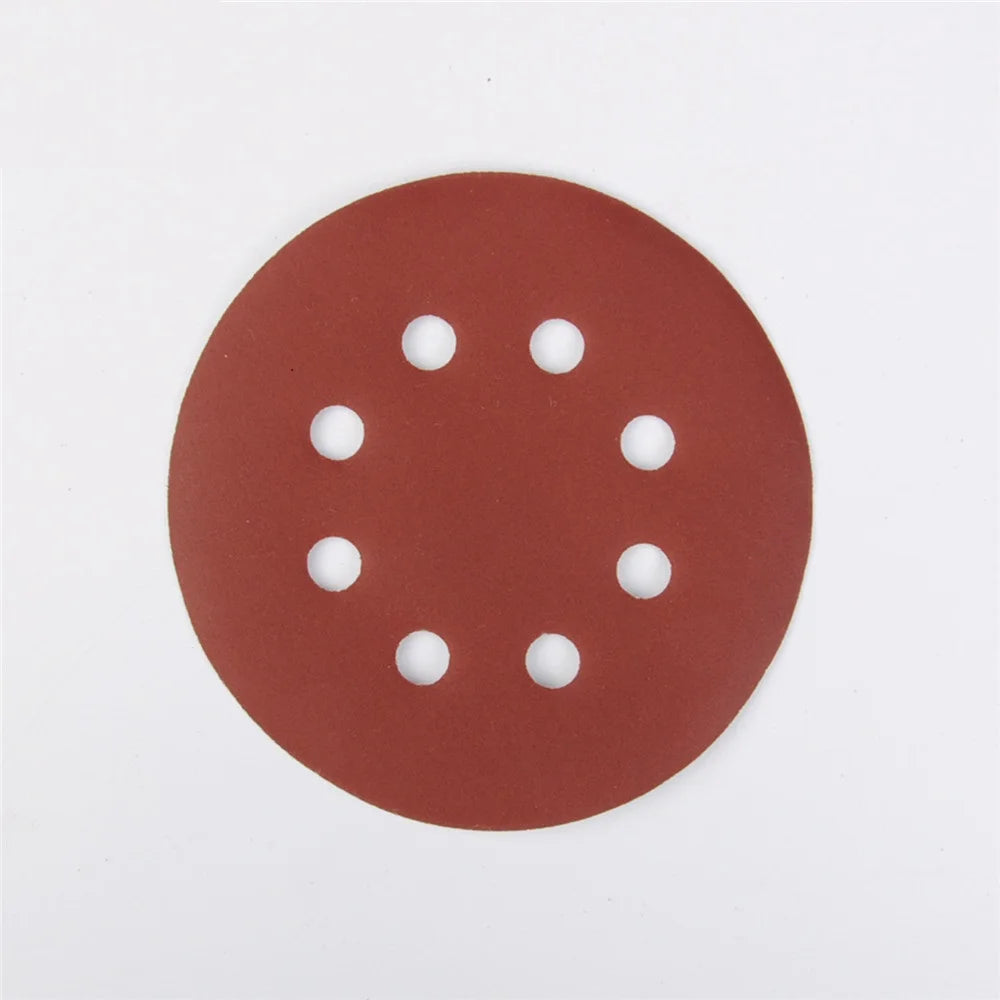 PMS 125MM 5INCH PSA Red Sanding Paper Soft Cloth Backing Abrasive Manufacturer Metal Polishing Disc