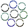 MDV-106 Sloped Ceramic Bezel Insert 41*32.8mm Green Luminous Pip 12 Swordfish Watch Case Black Watch Part Replacement