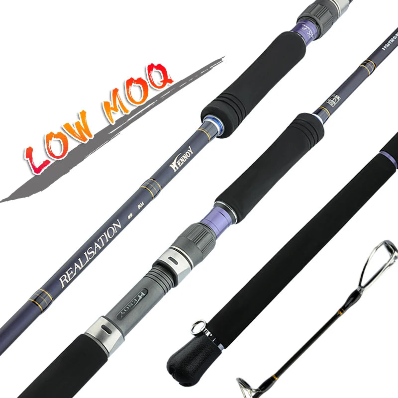 Wholesale Custom Carbon Fiber Boat Fishing Rod Trolling Fishing Rod Solid Blank Spinning Boat Sea Fishing-rod