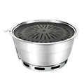 295mm Korean Charcoal Bbq Grill Outdoor Barbecue Embedded Restaurant Commercial Charcoal BBQ Oven Grill