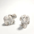 DIY Elephant Jade Crafts Desktop Crafts Jade Ornaments Jewelry Gifts Factory Wholesale Crystal Stone Howlite Gemstones Animals