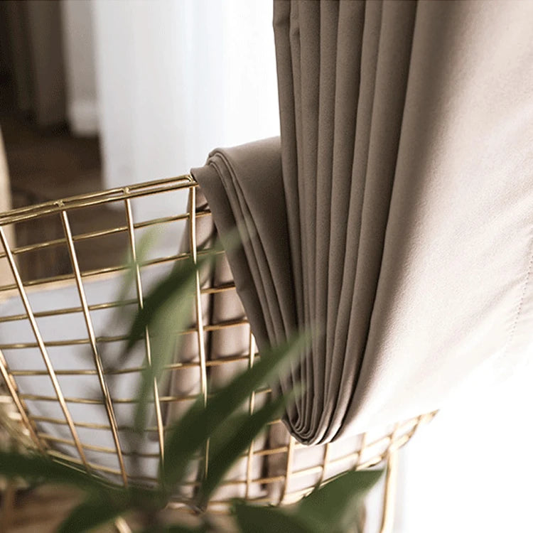Modern Ready Made Fabric Material Blackout Curtain for the Living Room Bedroom Window