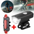 High-Light Mountain Bike LED Lights USB Charging Rear Headlights Solar Powered Frame Mounted Night Riding Lights
