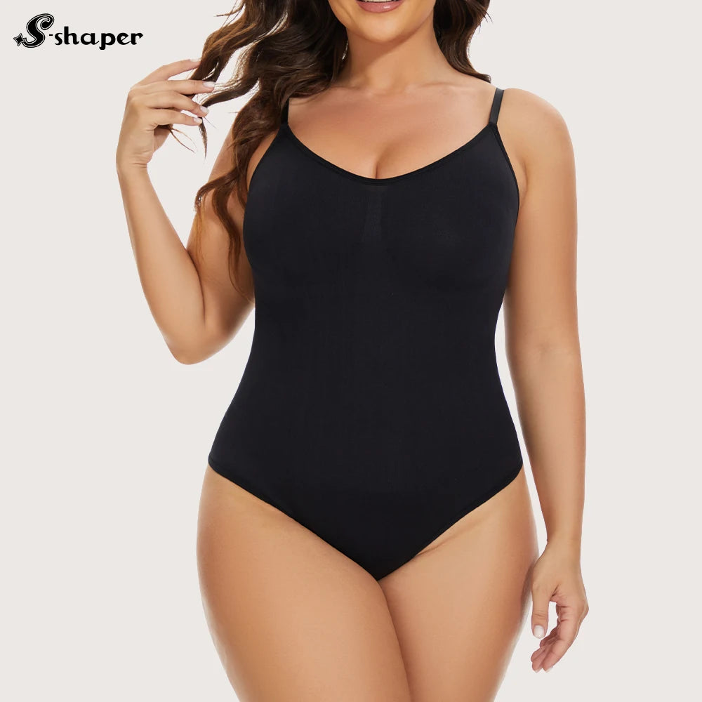 SSHAPER Women Seamless Nylon Bodysuit Breathable Hooks Body Shapewear Tummy Control Butt Lifter Slimming Jumpsuit Thongs