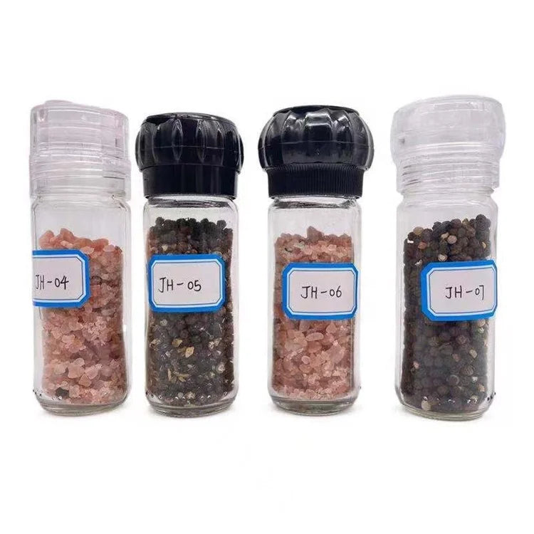 Pepper and Spice Grinder Glass Salt Shaker Bottle