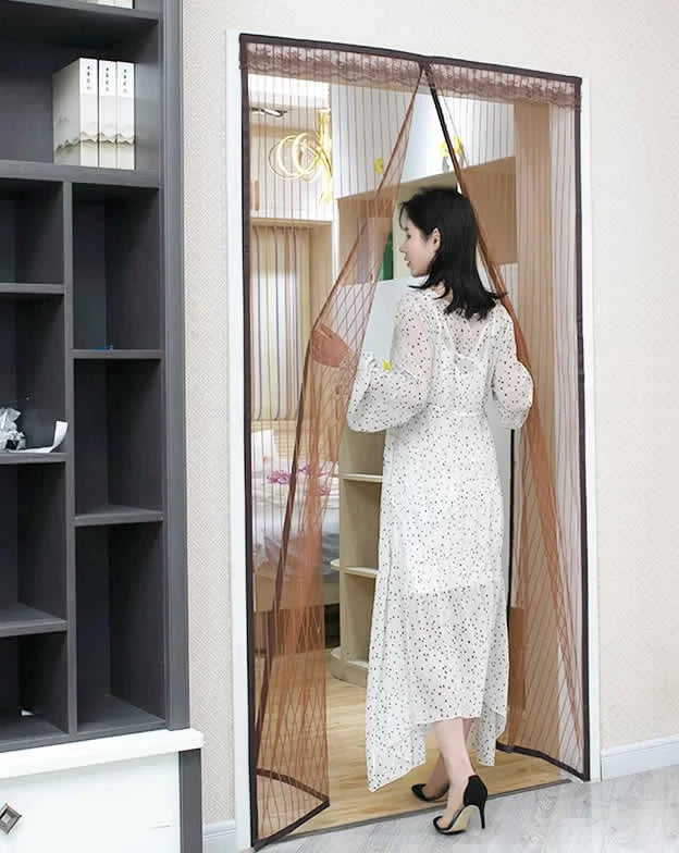 Factory Direct Magnetic Door Screen Mosquito Curtain Fly Netting Mesh