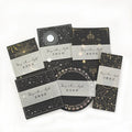 10pcs/pack Collage Card Non-adhesive Star Moon Light Retro Laser Gold and Silver DIY Notebook Landscape Collage Material