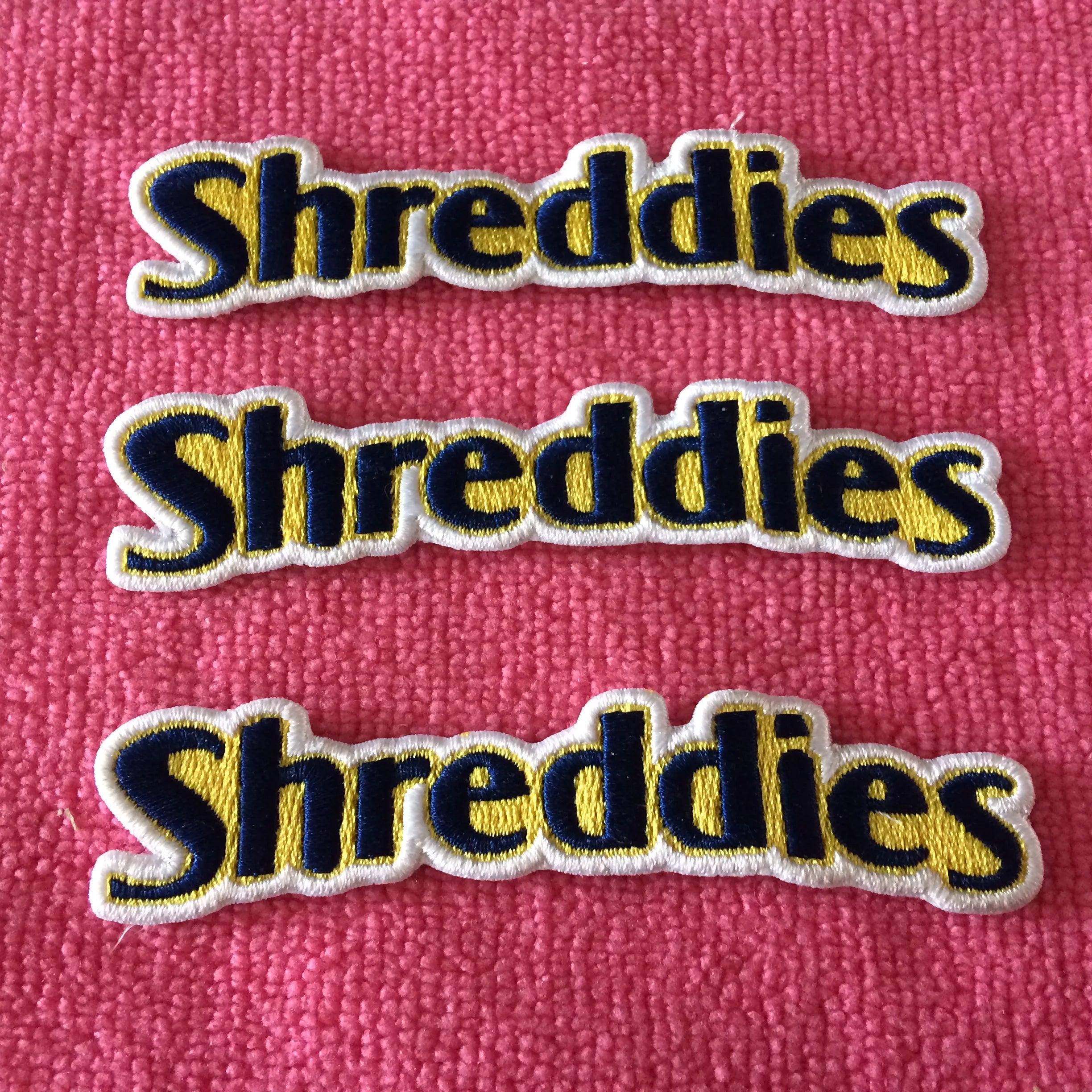 Cut Out Full Embroidery Letters LabelBest Quality Embroidery Letter 3D Patch for Uniform