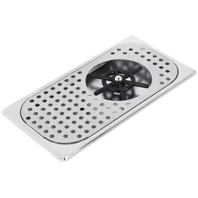 Glass Rinser Diameter 304 Stainless Steel Glass Rinser for Coffee Cup Milk Tea Cup