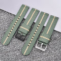 New Woven Braided Twill Pattern Nylon Watch Strap With Brushed PVD Black Buckle Fit for Different Kind of Watch 20mm 22mm
