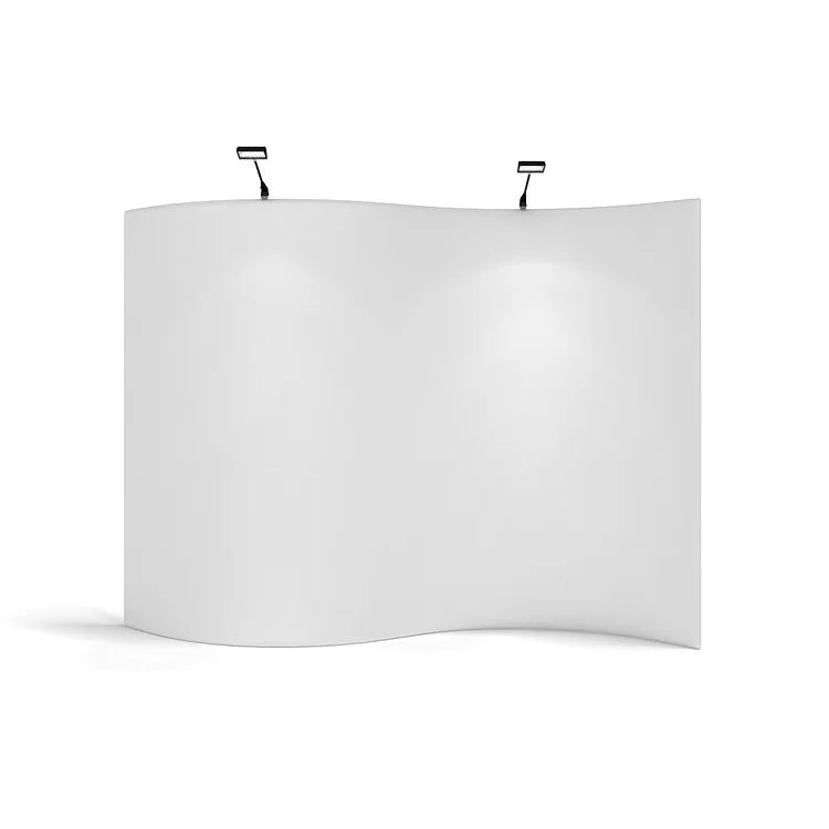 Factory Custom 8ft 10ft 20ft Curved Straight Advertising Portable Tradeshow Exhibition Booth Tension Fabric Display