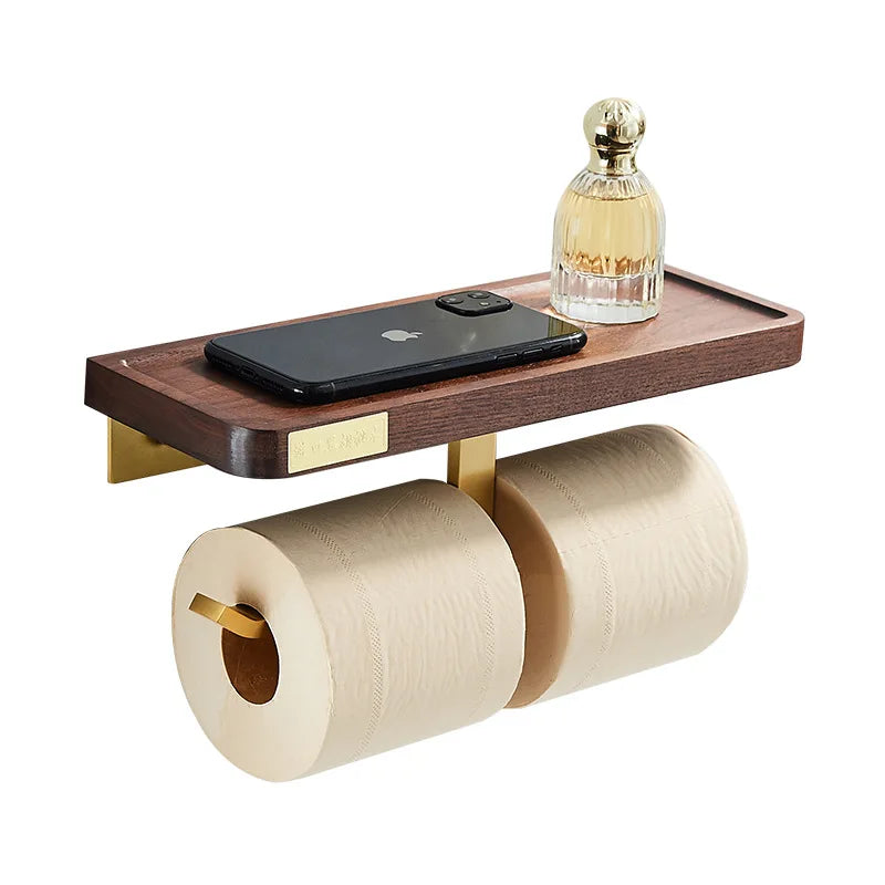 Toilet Paper Roll Storage Holder Stand Toilet Roll Holder Standing Toilet Tissue Vintage Black Peach Paper Roll Holder