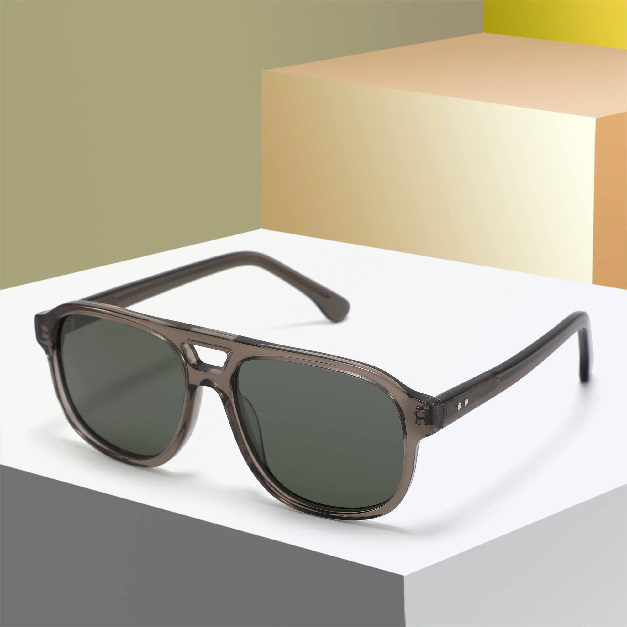 CONCHEN Italy Luxury Brand Fashion Designer Occhiali Da Sole Acetate Polarized Sunglasses 2023 2024