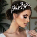 2026 New Design Luxury Cubic Zirconia Wedding Bridal Hair Accessories Hairbands