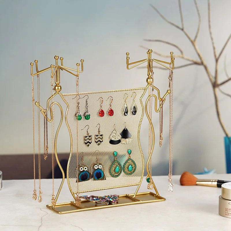 Nordic Jewelry Display Stand JRA14 Bracelet Earring Display Stand Grid Storage Rack for Necklace