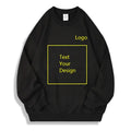RNSHANGER Custom Mens Womens Sweatshirt Text Logo Hoodies Casual 350GSM Heavy Weight Printed DIY Hooded Personalized Pullover