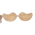 DL-Mango Shaped Silicone Bra Front Buckle Invisible Bra One Piece Seamless Nipple Sticker Gather Wedding Dress Underwear