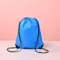 Custom Logo Promotional Nylon Fitness Gym Sports Backpack Bag Waterproof Polyester Drawstring for Basketball Basketball Players