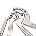 Multi-Function Adjustable Hook Adjustable Spanner Wrench With Round Head