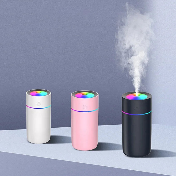320ml 7 Color Lights USB Ultrasonic Air Humidifier Essential Oil Diffuser Electric Aromatherapy Humidifier Promotional Gift