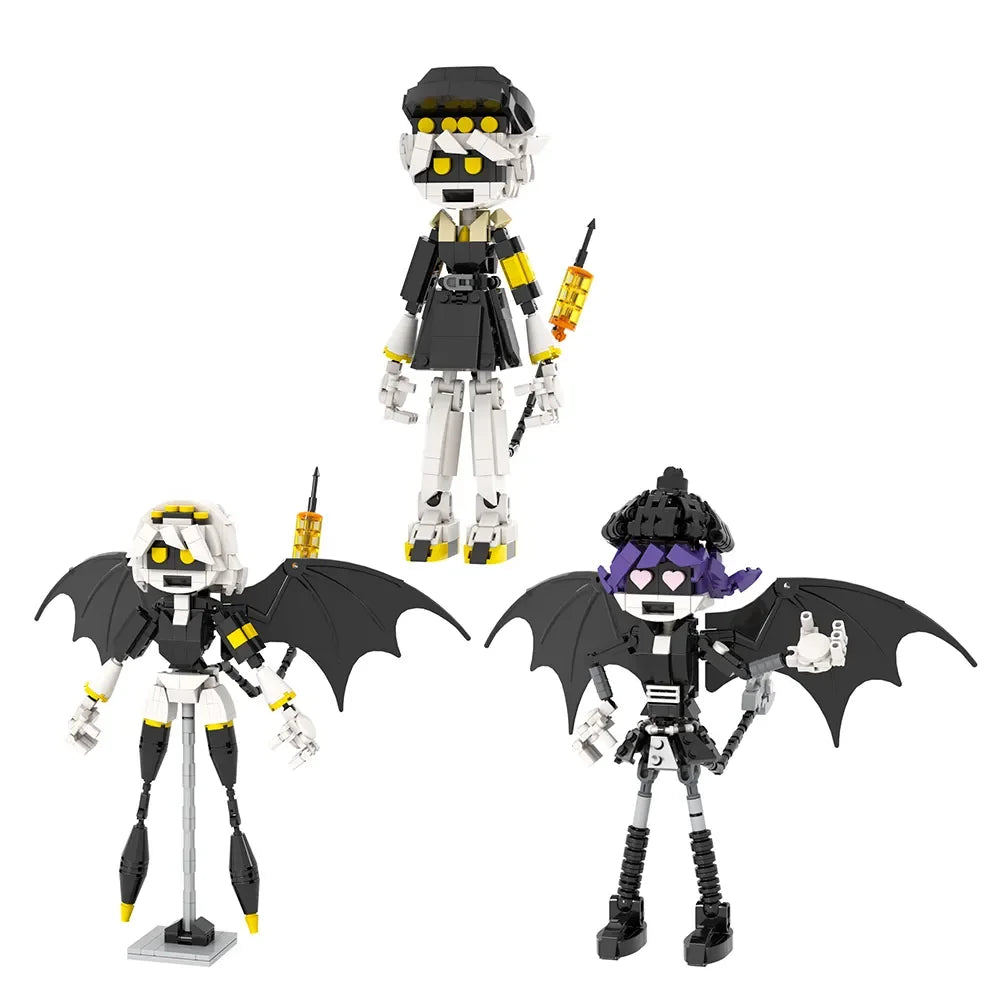 MOC1430-MOC1432  Murder Drones Season V Collection Bricks Child Gifts Mini DIY Building Block Sets Educational Anime Kids  Toys